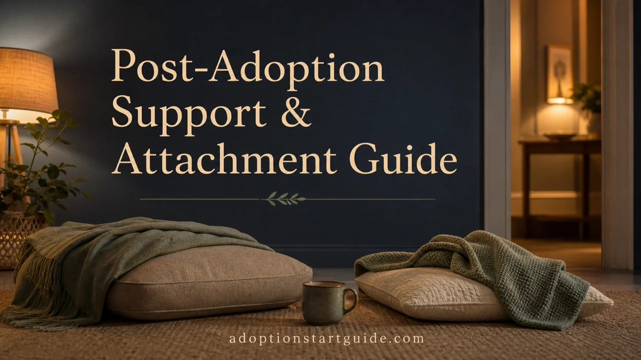 Post-Adoption Support & Attachment Guide — Scripts That Work at 3 AM