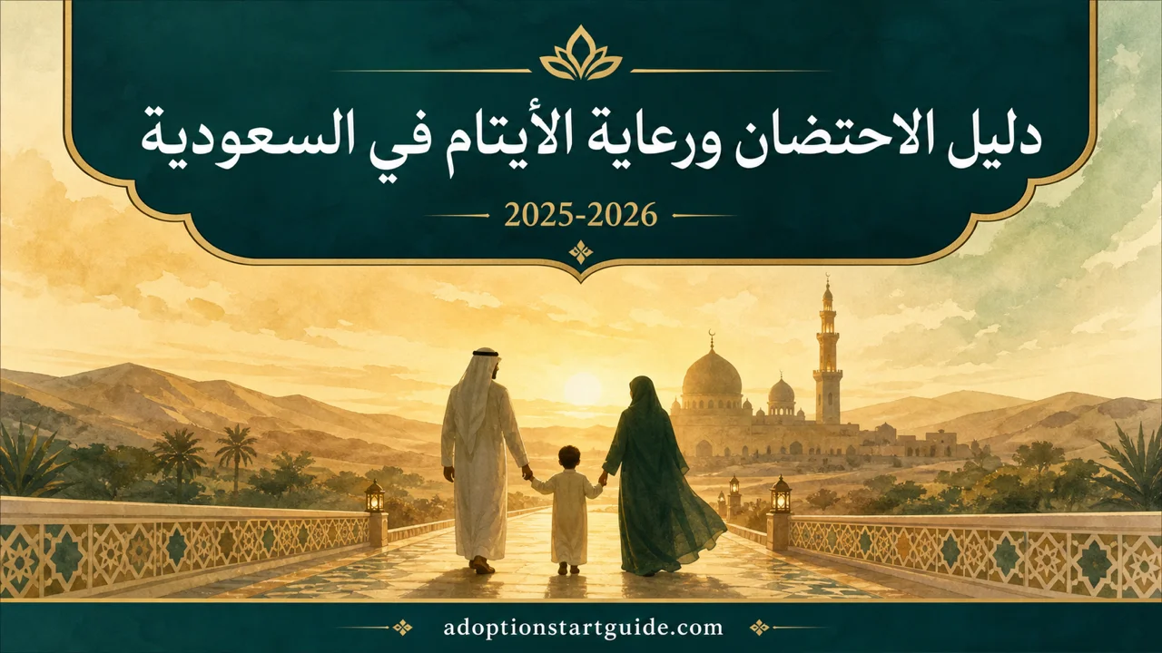 دليل الاحتضان في السعودية — خارطة الطريق الشرعية والقانونية