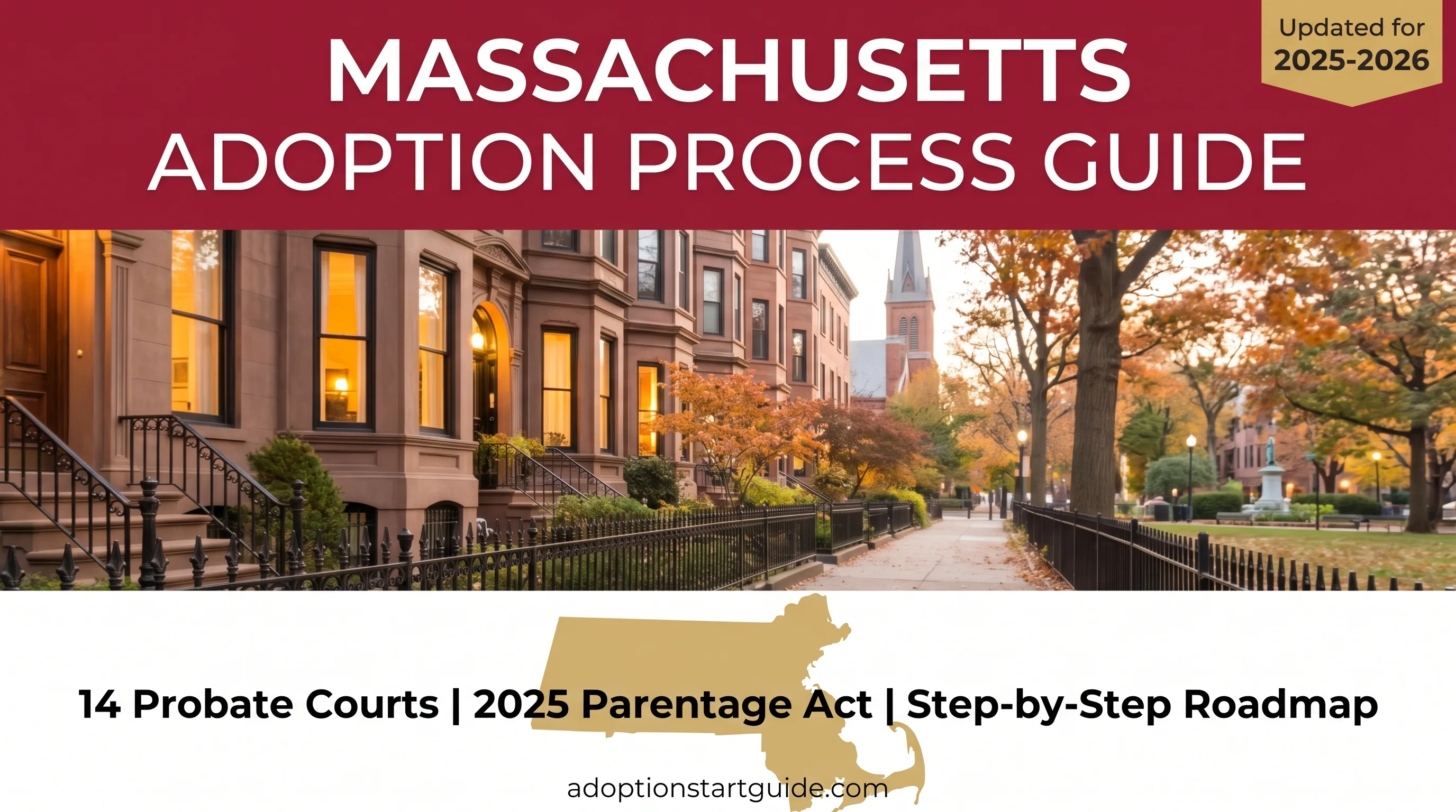Massachusetts Adoption Guide — Navigate DCF, 14 Probate Courts & the 2025 Parentage Act